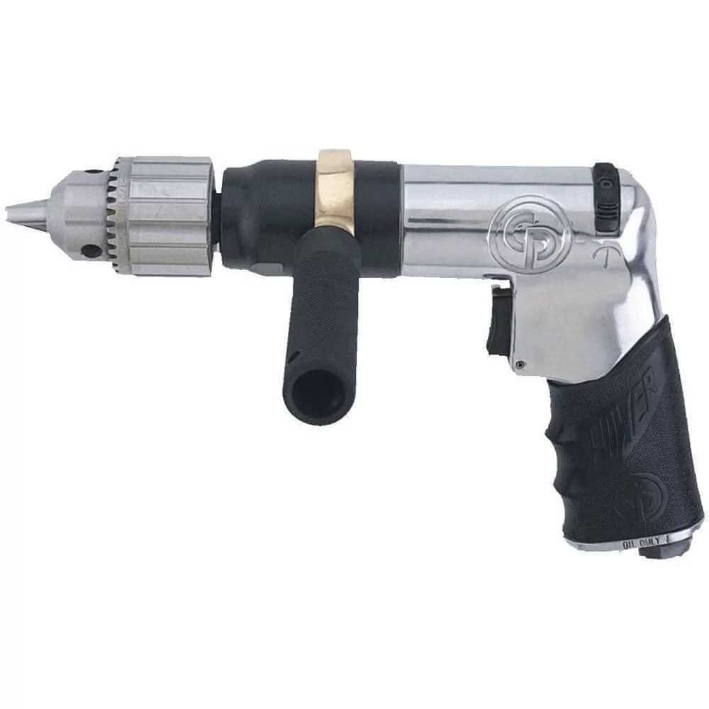 CHICAGO PNEUMATIC CP789HR Air Drill, Industrial-duty, Pistol, 12 Inch 3 CHICAGO PNEUMATIC CP789HR Air Drill, Industrial-duty, Pistol, 12 Inch