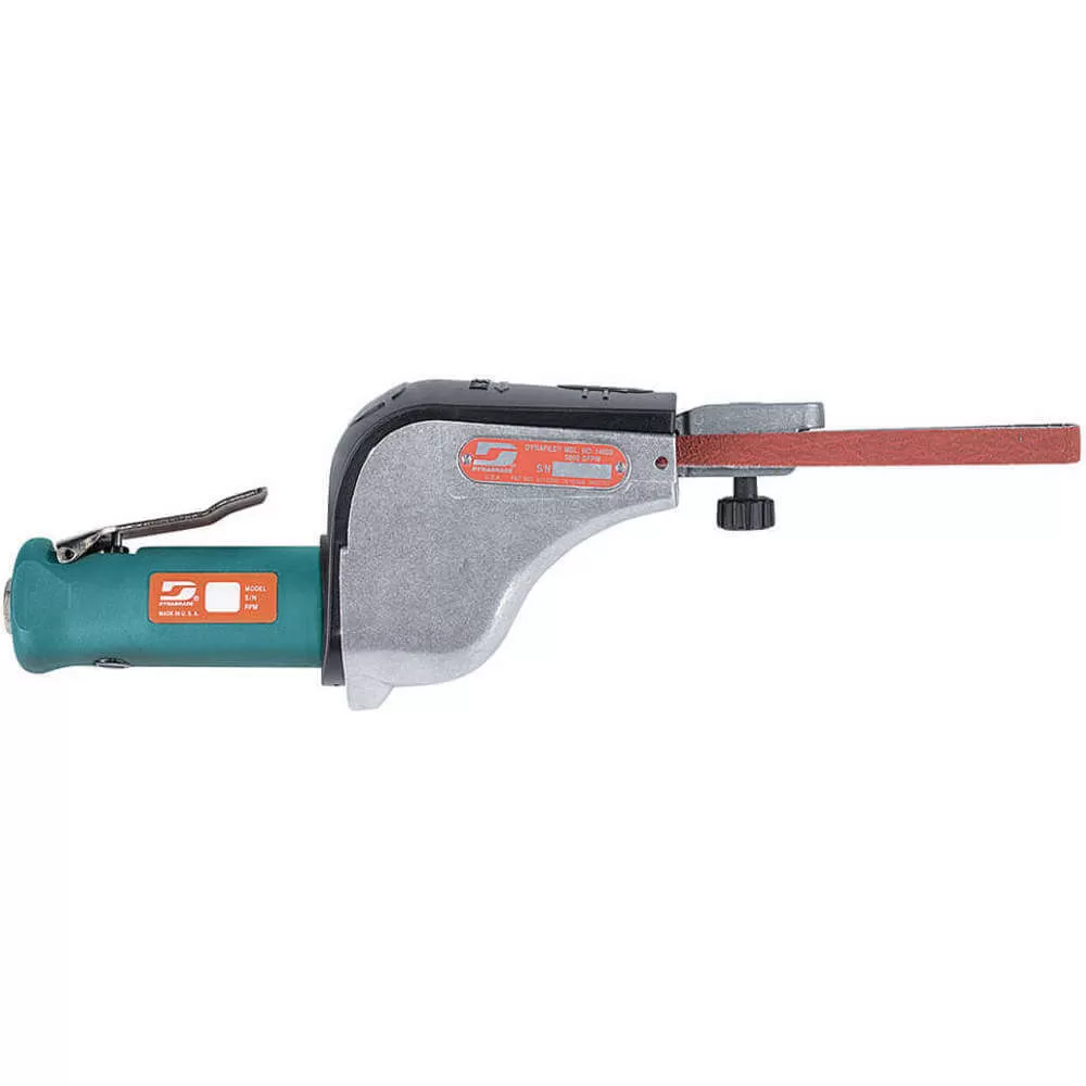 DYNABRADE 14000 Air Belt Sander, Industrial, 0.5HP, 18 Belt Size 3 DYNABRADE 14000 Air Belt Sander, Industrial, 0.5HP, 18 Belt Size