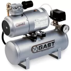 GAST 1LAA-251T-M100X Electric Air Compressor Tank Mounted