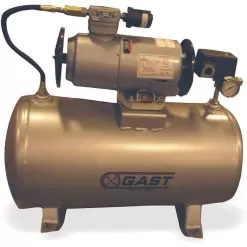 GAST 2LAF-246T-M200EX Electric Air Compressor Tank Mounted