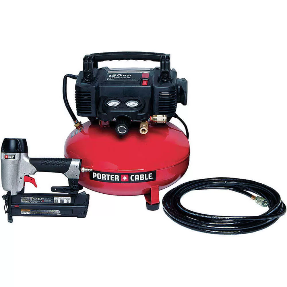 PORTER CABLE PCFP12236 Brad Nailer Compressor Kit 3 PORTER CABLE PCFP12236 Brad Nailer Compressor Kit