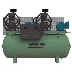 SPEEDAIRE 35WC61 Electric Air Compressor Duplex 5HP 32.8CFM