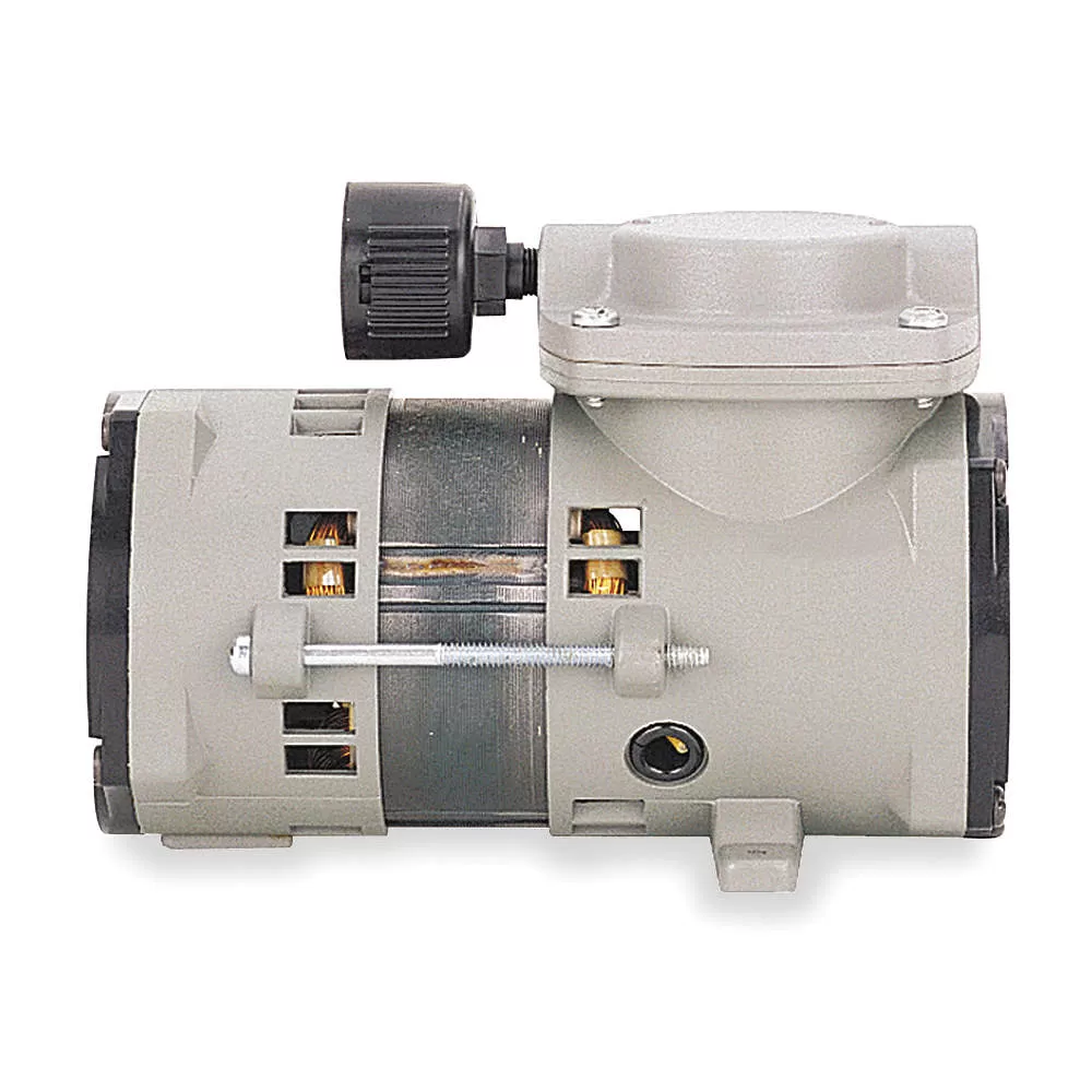 THOMAS PUMPS 107CDC20 Compressor Vacuum Pump, 110 Hp, 12 Vdc, Diaphragm 3 THOMAS PUMPS 107CDC20 Compressor Vacuum Pump, 110 Hp, 12 Vdc, Diaphragm