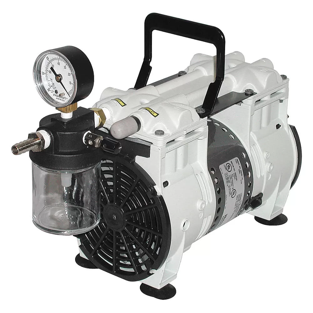 WELCH 2561B-50 Piston Vacuum Pump 13 HP 12 Inch Height 3 WELCH 2561B-50 Piston Vacuum Pump 13 HP 12 Inch Height