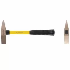 AMPCO H-612FG Scaling Hammer, 11 Inch Length, Fiberglass Handle, Perpendicular, 2 Lbs. Head