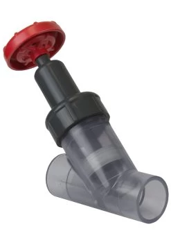 SPEARS VALVES 1732-015C Wye Pattern Valve, Socket, FKM, 1-12 Size, CPVC